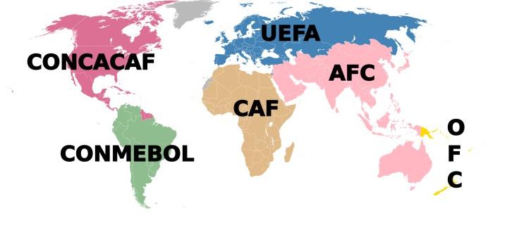 Qualifying Zone for the 2022 World Cup